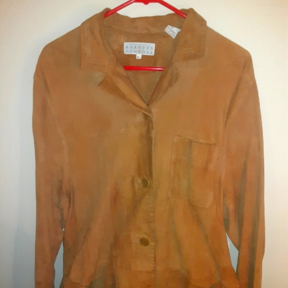 Barneys New York lambskin summer jacket